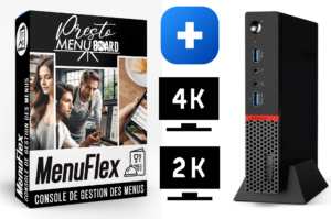 Abonnement Prestomenuboard : Visibilité