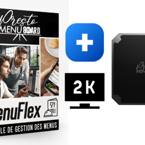 Abonnement PrestoMenuBoard : Starter